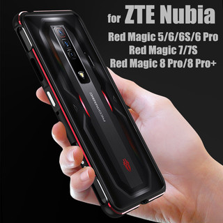 Ốp điện thoại khung kim loại nhôm hai màu sang trọng cho zte nubia red magic 5 6 6s 7 7s pro