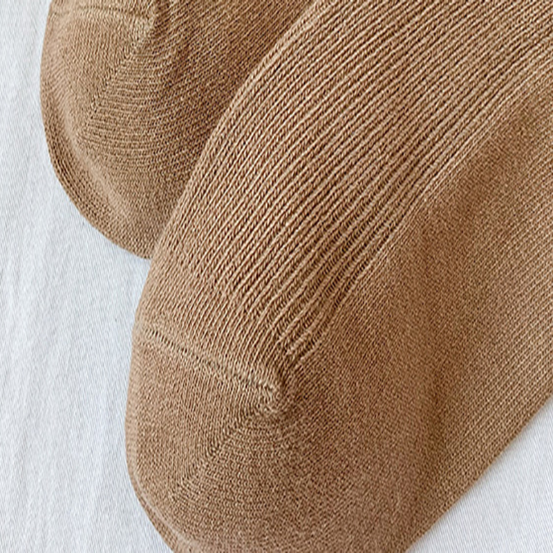 FHYL Đôi Vớ Cotton Màu Trơn Cổ Điển Thời Trang Hàn Quốc Cho Nữ