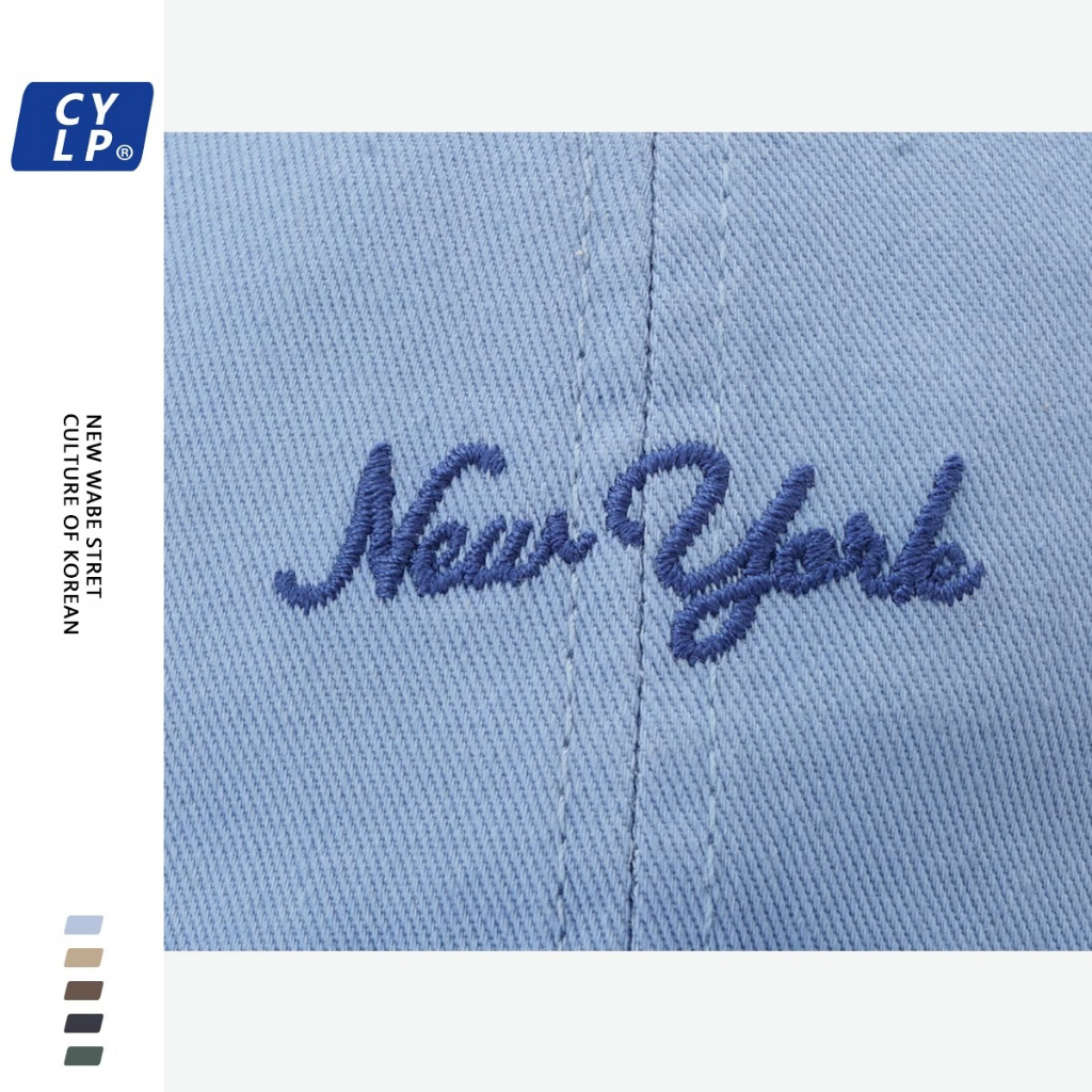 Mũ Lưỡi Trai Mềm Thêu Chữ Phong Cách Hàn Quốc Thời Trang Cho Cặp Đôi