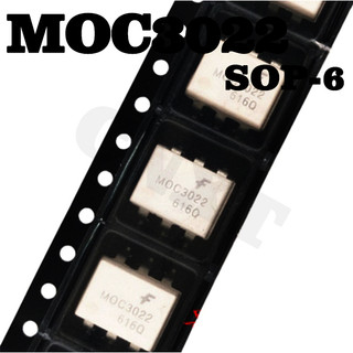 10pcs moc3022 moc3022sr2m sop-6 smd optocoupler nhập khẩu mới
