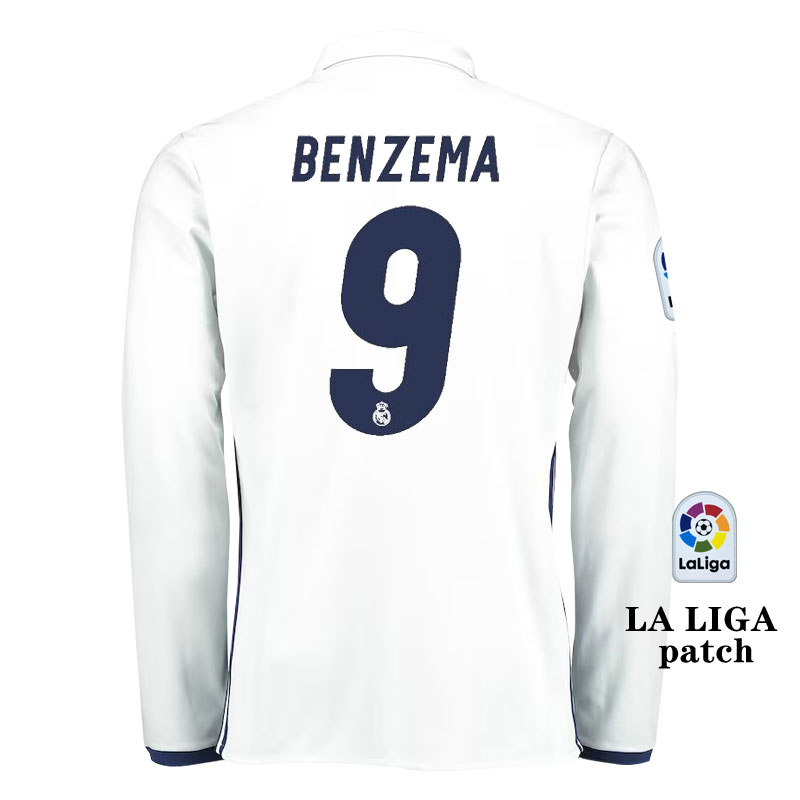 Áo Bóng Đá Dài Tay Real M 2016 / 2017