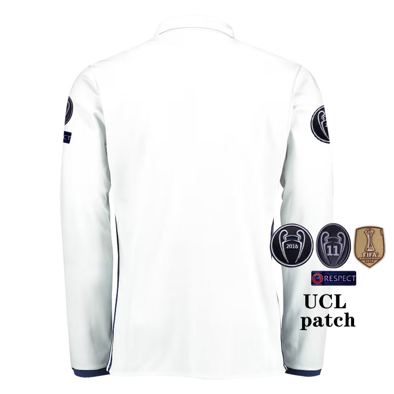 Áo Bóng Đá Dài Tay Real M 2016 / 2017