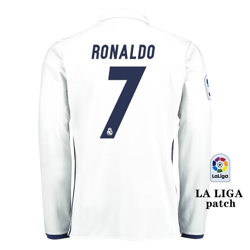 Áo Bóng Đá Dài Tay Real M 2016 / 2017