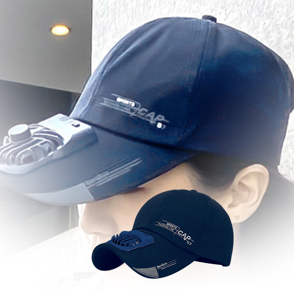 Mũ Lưỡi Trai Có Quạt Làm Mát Cho Hoạt Động Ngoài Trời