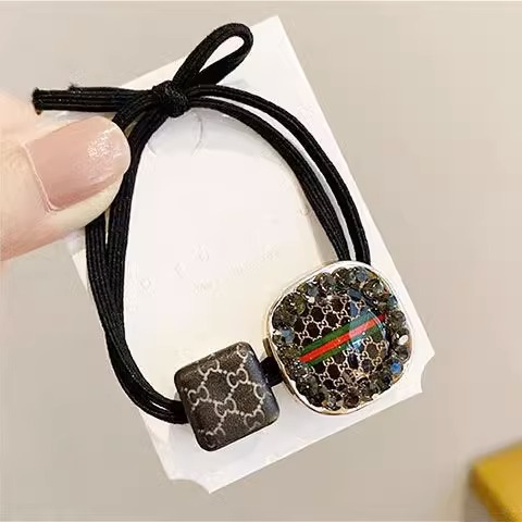 Dây Cột Tóc Đính Đá Hình Vuông Cao Cấp Thời Trang Hàn Quốc Cho Nữ