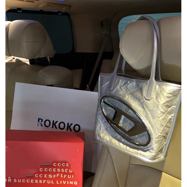 Túi Xách Tote Màu Bạc Thời Trang Cao Cấp Cho Nữ777777-0601