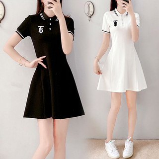 Đầm Cổ Polo Màu Sắc Thời Trang Cho Nữ