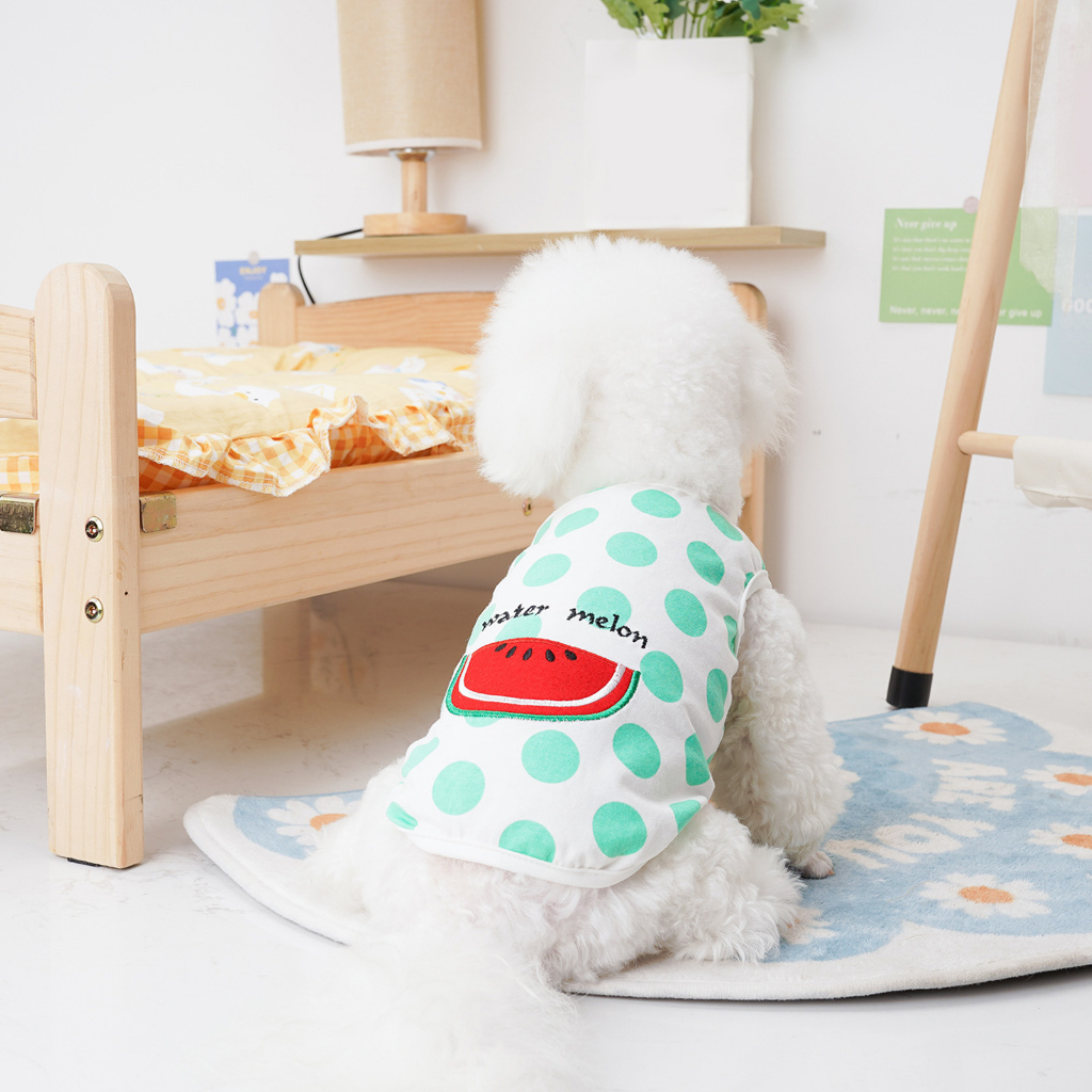 WWA Áo Họa Tiết Hoạt Hình Mùa Hè Cho Thú Cưng Size XS-2XL