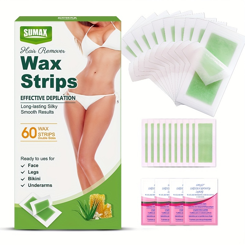 60 Miếng sáp wax lông SUMAX tẩy lông toàn thân và mặt