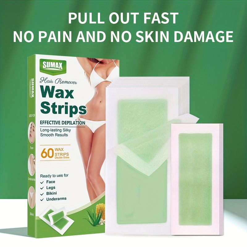 Sáp wax lông SUMAX Bộ tẩy lông toàn thân và mặt 60pcs