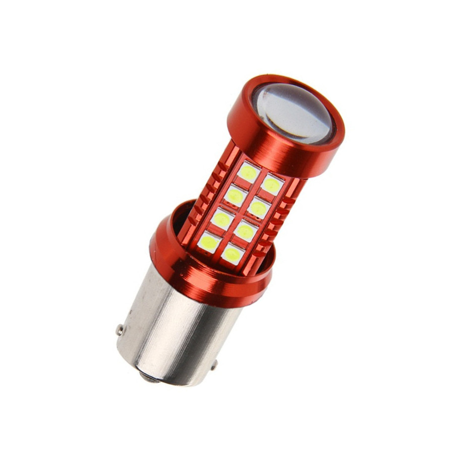 Bóng Đèn Phanh Xe Hơi 1156 BA15S P21W 36 LED 3030 SMD Ánh Sáng Trắng / Đỏ