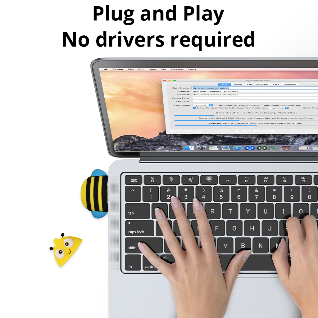 Usb Dung Lượng 64gb 128gb 2.0 32gb 1GB 2GB 4GB 8GB 16GB Họa Tiết Hoạt Hình Bumblebee