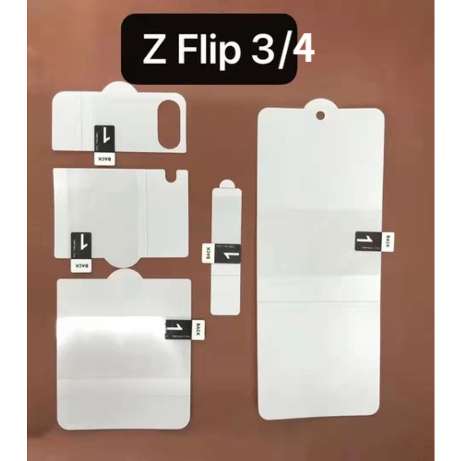Set 3 phim hydrogel HOCE dán bảo vệ màn hình cho Samsung Galaxy Z Flip 3 Z Flip 4 flip5 flip4 flip3 5G ZFlip5