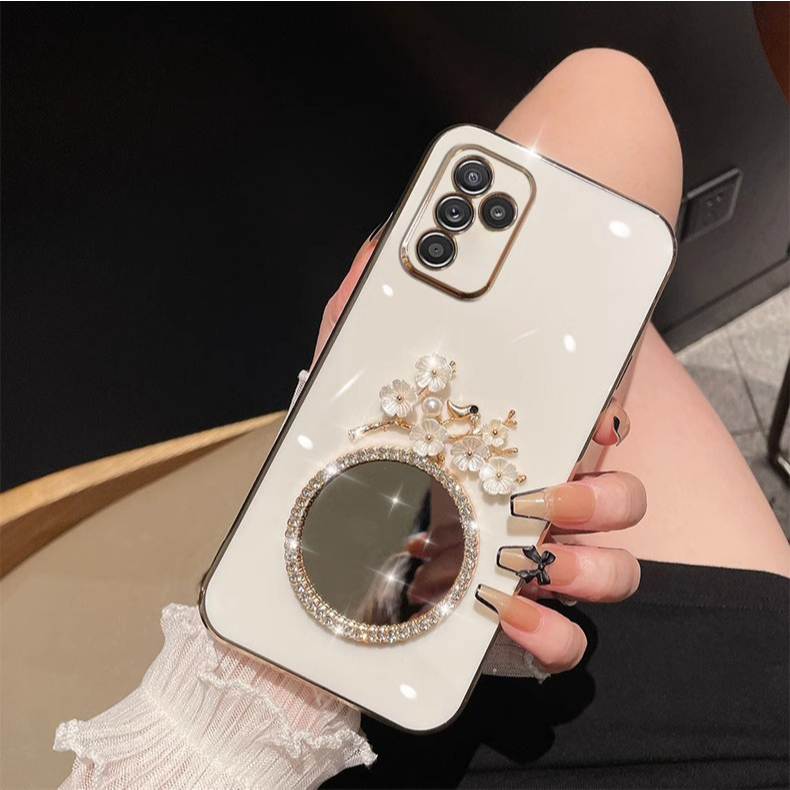 Samsung Ốp Điện Thoại Silicon Mềm Tráng Gương Cho galaxy m54 m34 m14 5g a14 5g a34 a54 5g a24 4g a23