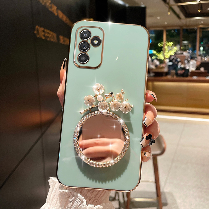 Samsung Ốp Điện Thoại Silicon Mềm Tráng Gương Cho galaxy m54 m34 m14 5g a14 5g a34 a54 5g a24 4g a23