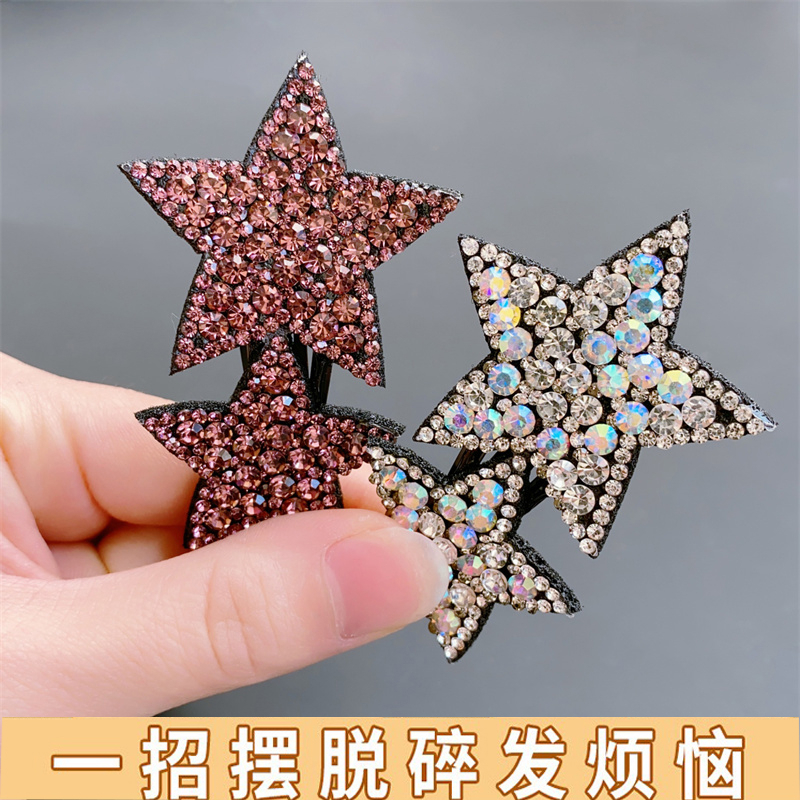 Kẹp Tóc Đính Đá Lấp Lánh Thời Trang Hàn Quốc Cao Cấp Cho Nữ