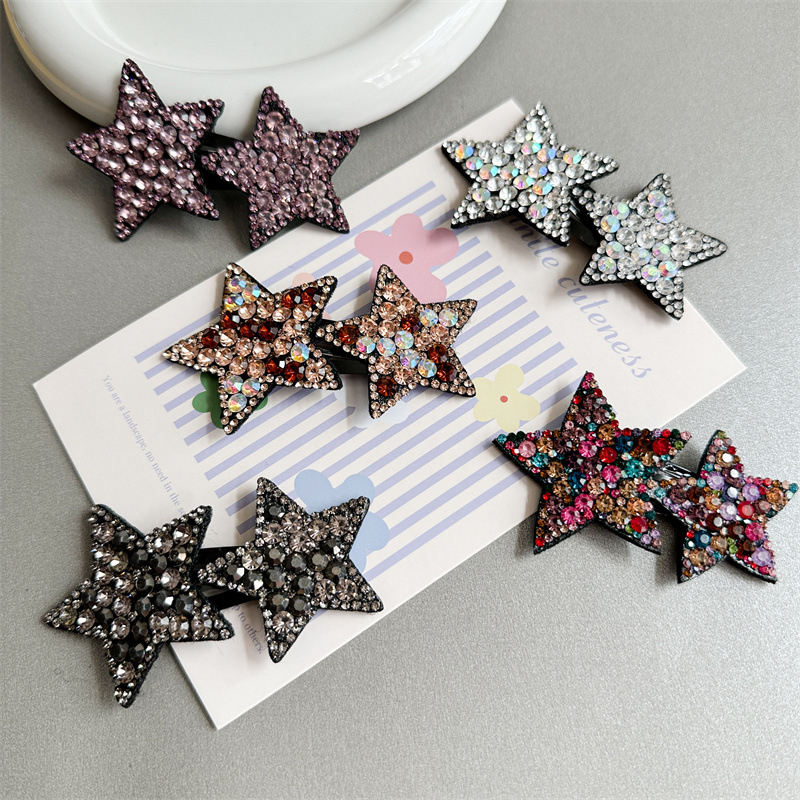 Kẹp Tóc Đính Đá Lấp Lánh Thời Trang Hàn Quốc Cao Cấp Cho Nữ