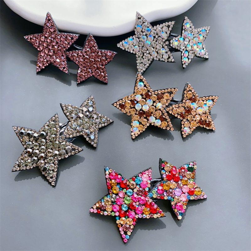 Kẹp Tóc Đính Đá Lấp Lánh Thời Trang Hàn Quốc Cao Cấp Cho Nữ