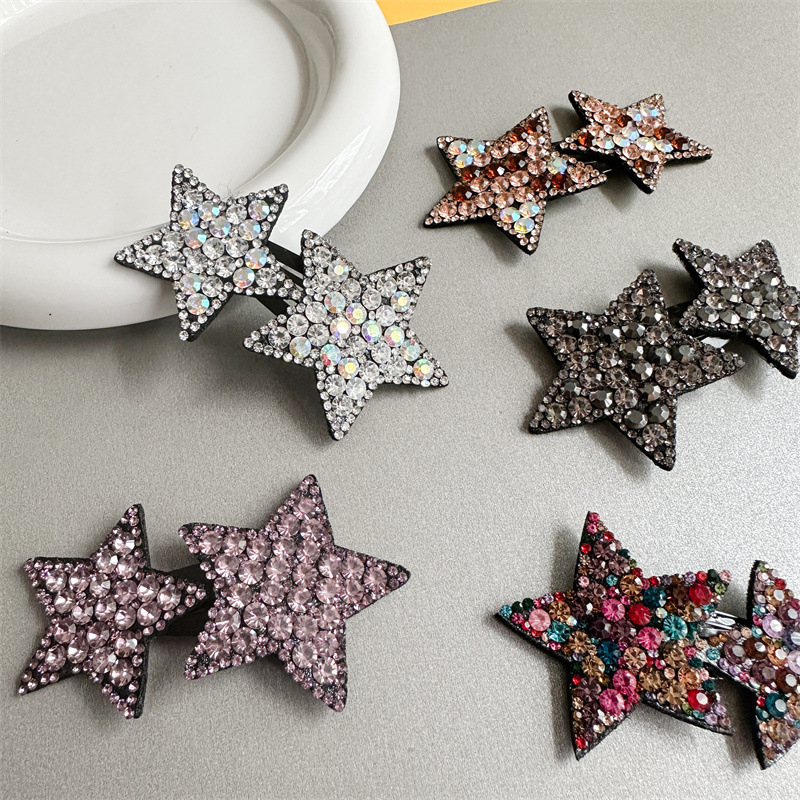 Kẹp Tóc Đính Đá Lấp Lánh Thời Trang Hàn Quốc Cao Cấp Cho Nữ