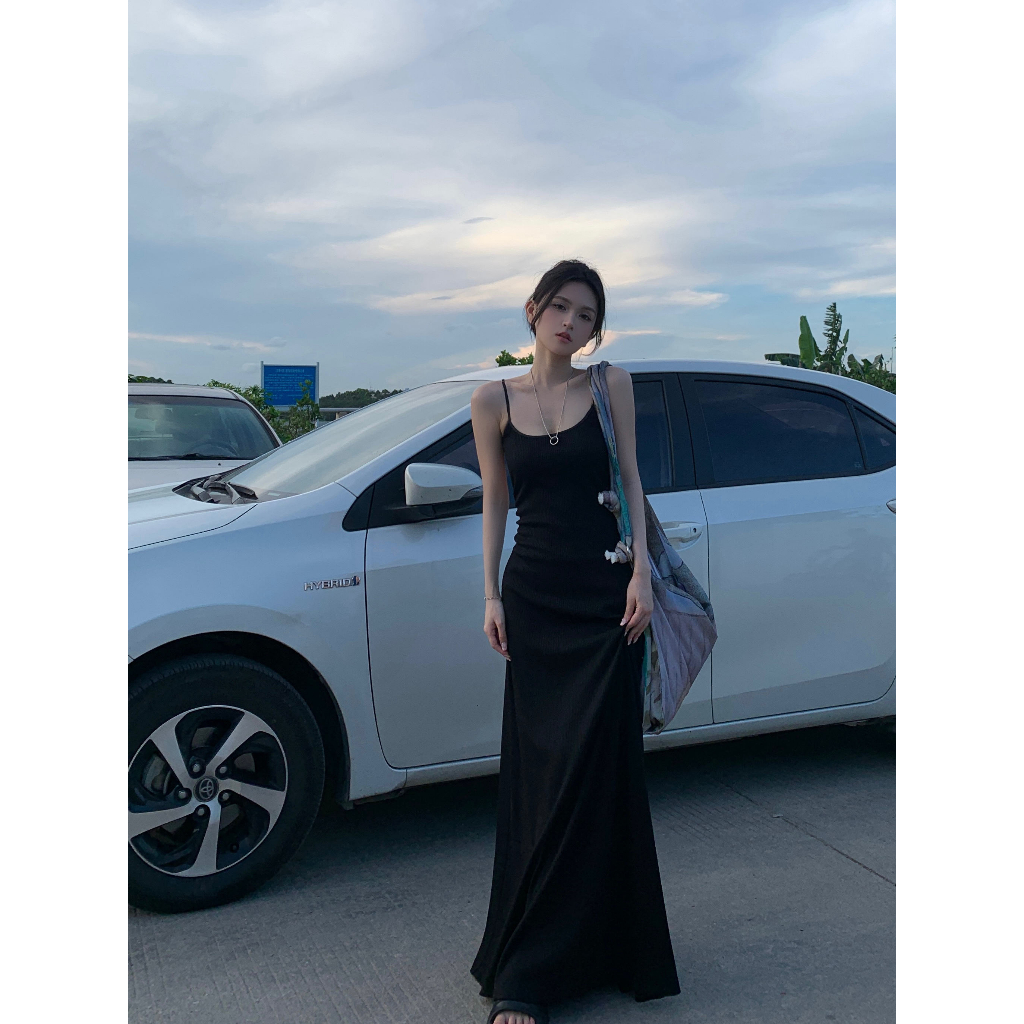 Đầm Dây Rút Eo Thời Trang Mùa Hè Quyến Rũ