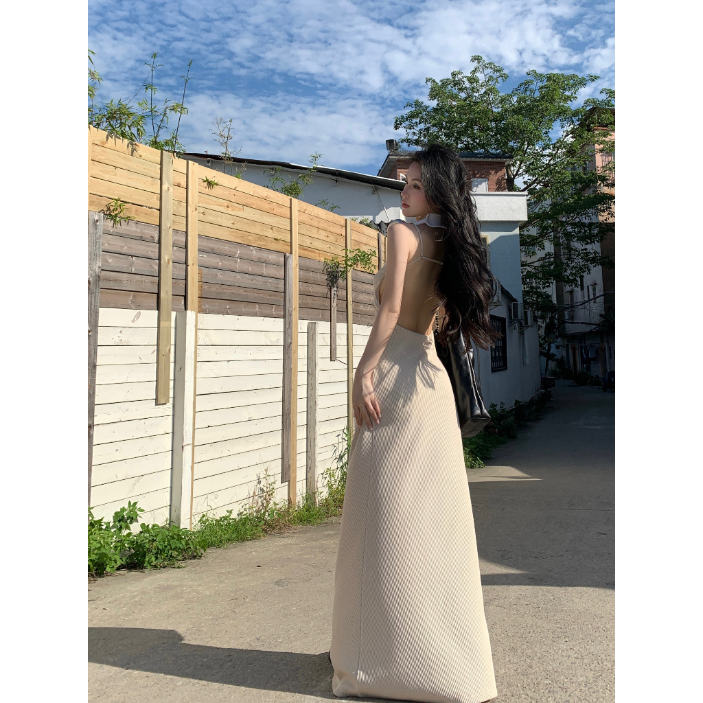 Đầm Dây Rút Eo Thời Trang Mùa Hè Quyến Rũ