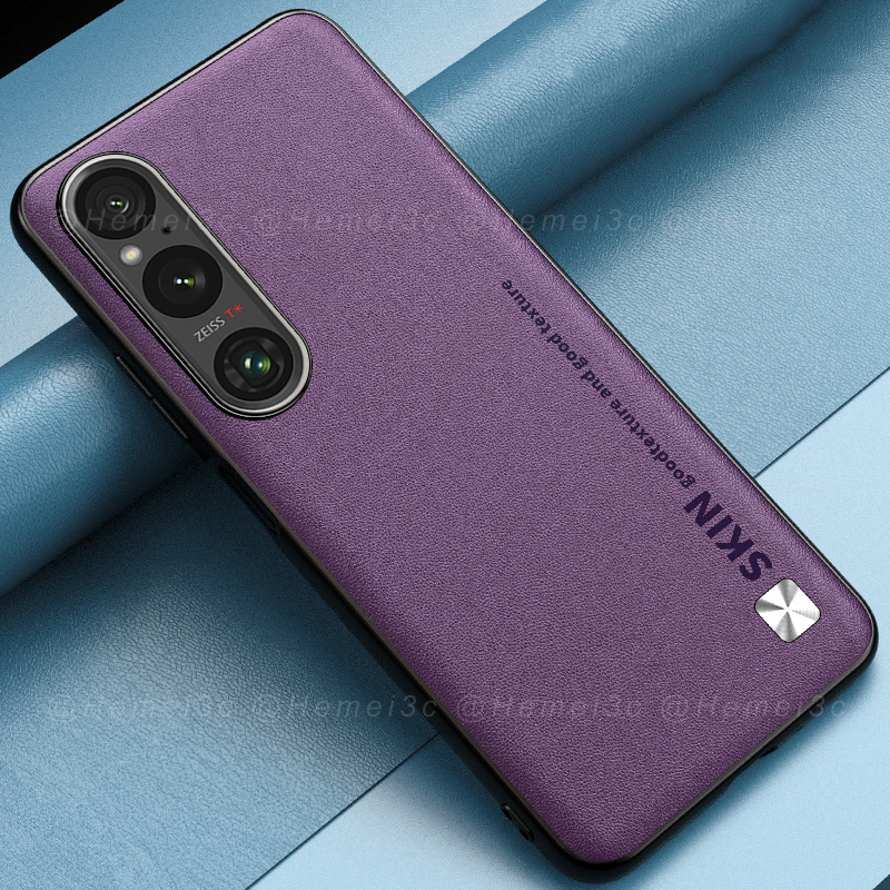 Ốp Điện Thoại PC Cứng + Da PU Thời Trang Sang Trọng Cho Sony Xperia 1 10 5 V IV III II