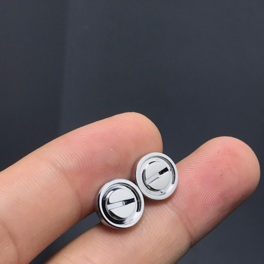 Bông Tai Mạ BạC 925 KiểU DáNg Đơn GiảN