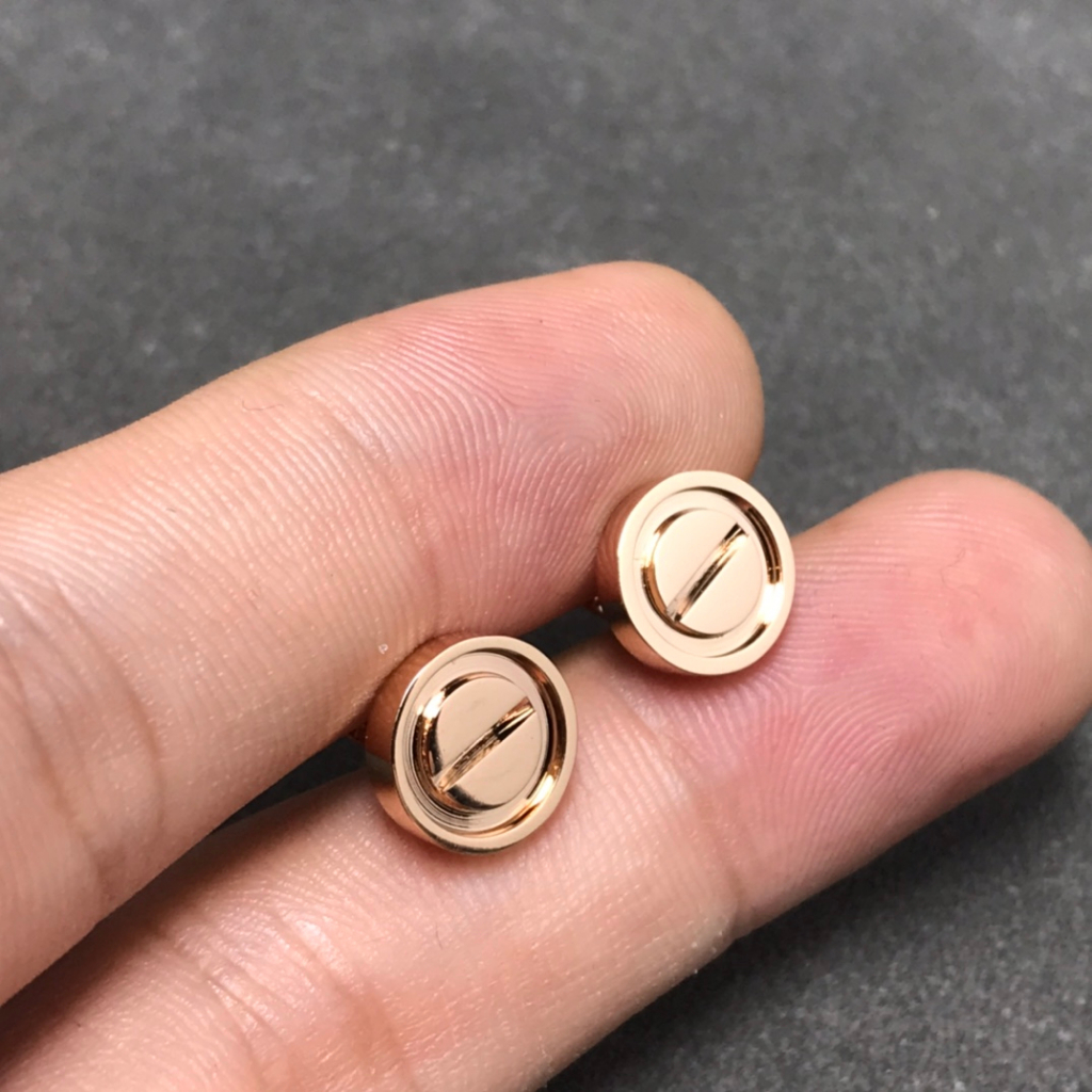 Bông Tai Mạ BạC 925 KiểU DáNg Đơn GiảN