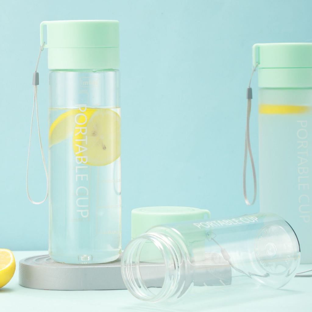 Bình Nước Nhựa PC Dung Tích Lớn 800ML Thiết Kế Xinh Xắn Tiện Dụng Cho Học Sinh