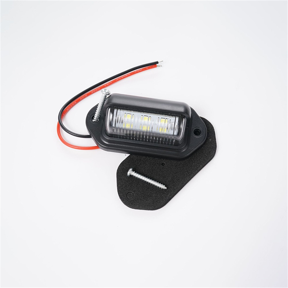 Đèn LED 6 Bóng 12V-24V Chống Thấm Nước Gắn Biển Số Xe Hơi