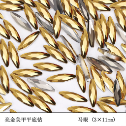 Đá Kim Cương Tráng Gương Phẳng Hình Trái Tim Phong Cách Âu Mỹ Trang Trí Móng Tay