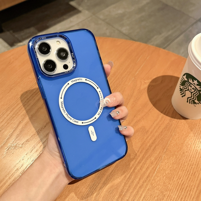 Ốp Điện Thoại Dẻo Trong Suốt Chống Sốc Kèm Giá Đỡ Từ Tính Cho iPhone 14 13 12 11 Pro Max 14 Plus