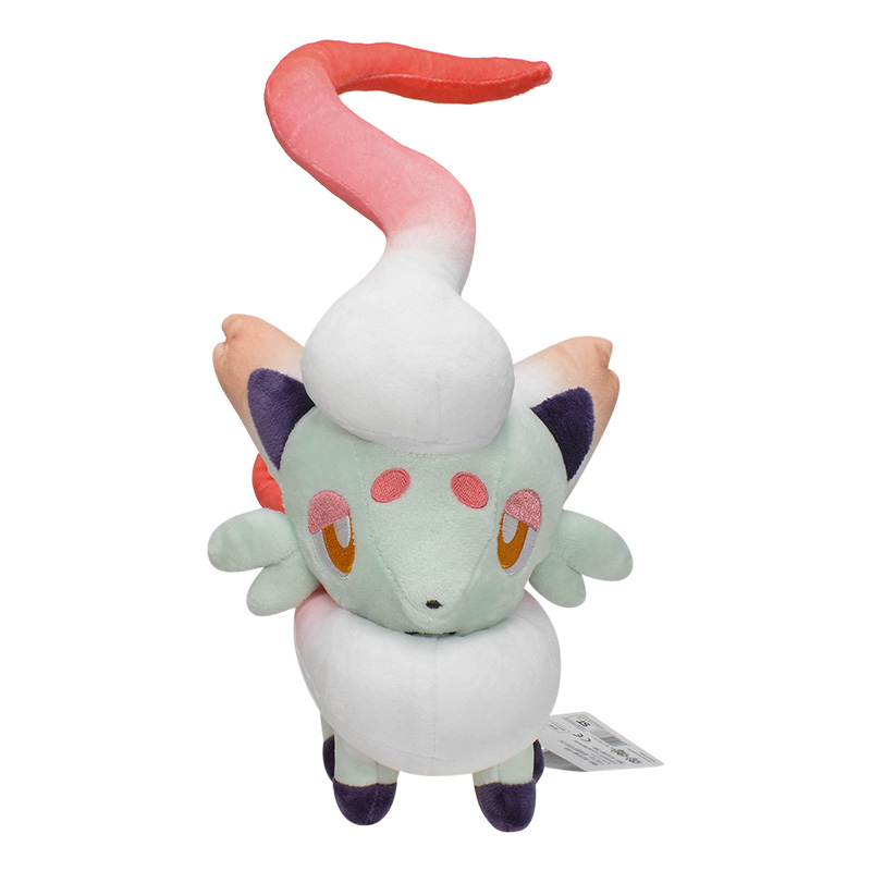 Thú Nhồi Bông Hình Pokemon Legends Arceus White Zorua Hisui 27.5cm Mềm Mại