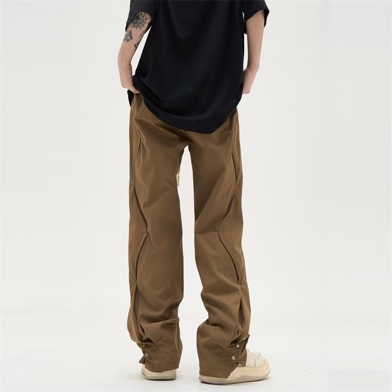 Quần Dài Eo Cao Dáng Rộng Phong Cách retro Mỹ Hàng Mới 2023 Dành Cho Bạn Nam