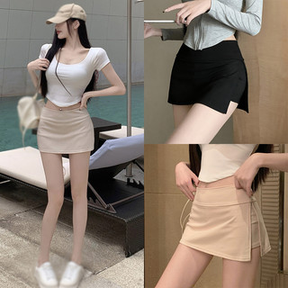 Chân váy ôm xẻ tà màu sắc thời trang cho nữ