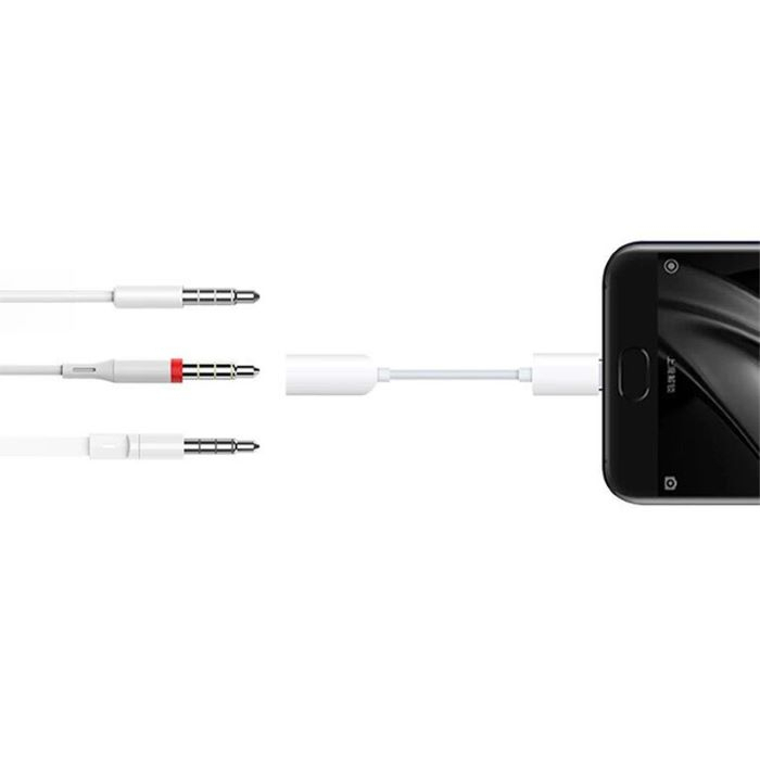 Cáp Chuyển Đổi Tai Nghe Xiaomi USB Type C Sang Jack 3.5mm Cho Mi 10 9 8 11 ultra 10T 9T Pro Mix 2S