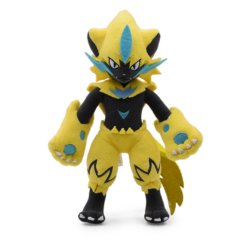 Thú Nhồi Bông Điện Tử Hình Chú Mèo Pokemon Zeraora Nhật Bản 25cm Mềm Mại Làm Quà Tặng Giáng Sinh / Sinh Nhật Cho Bé