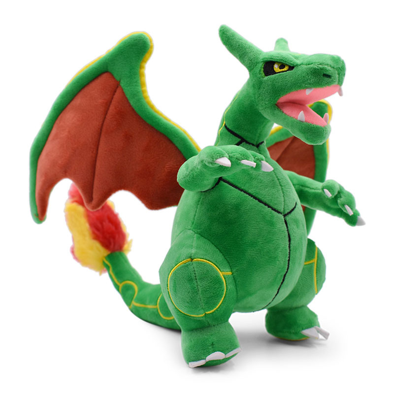 Thú Nhồi Bông Hình Pokemon XY Rayquaza Charizard Mega 21-25cm Mềm Mại