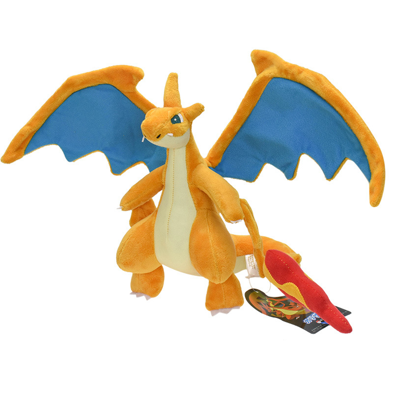 Thú Nhồi Bông Hình Pokemon XY Rayquaza Charizard Mega 21-25cm Mềm Mại