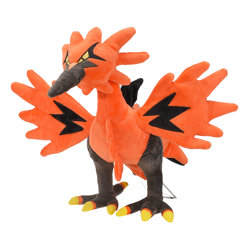 Thú Nhồi Bông Hình pokemon galar zapdos Thiên Thần Quái Vật Bỏ Túi 34cm Mềm Mại Làm Quà Tặng Giáng Sinh / Sinh Nhật Cho Bé