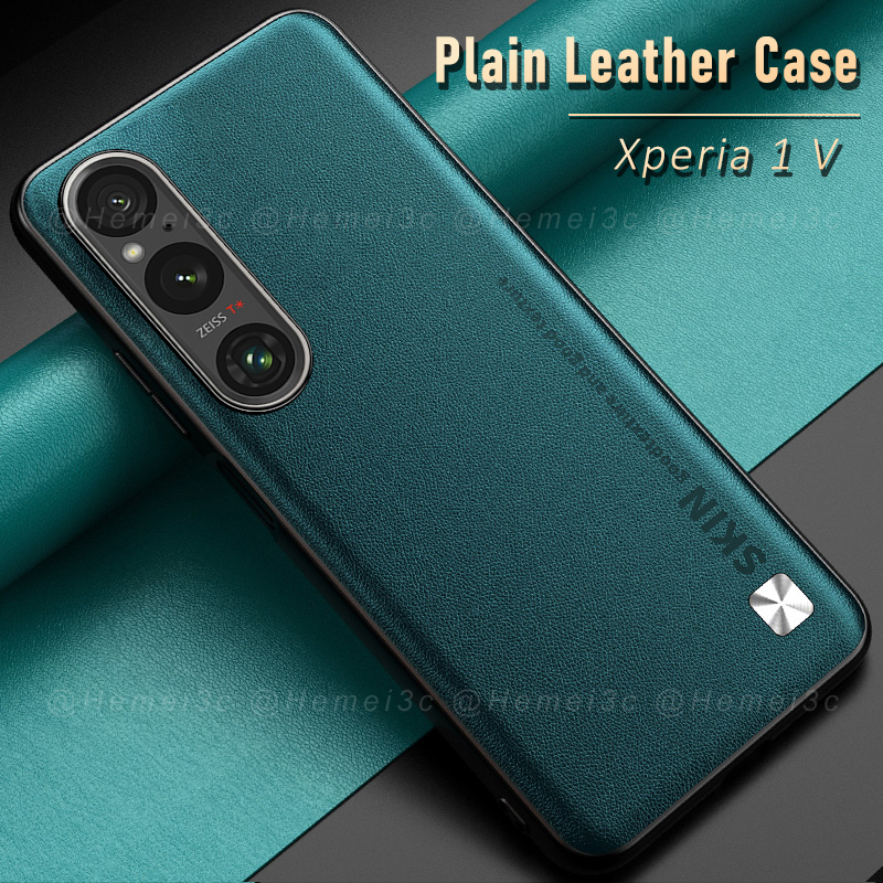 Ốp Điện Thoại PC Cứng + Da PU Thời Trang Sang Trọng Cho Sony Xperia 1 10 5 V IV III II