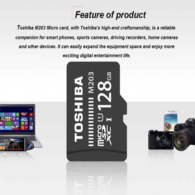 Thẻ Nhớ Microsd TOSHIBA 128GB M203 256GB / 512GB