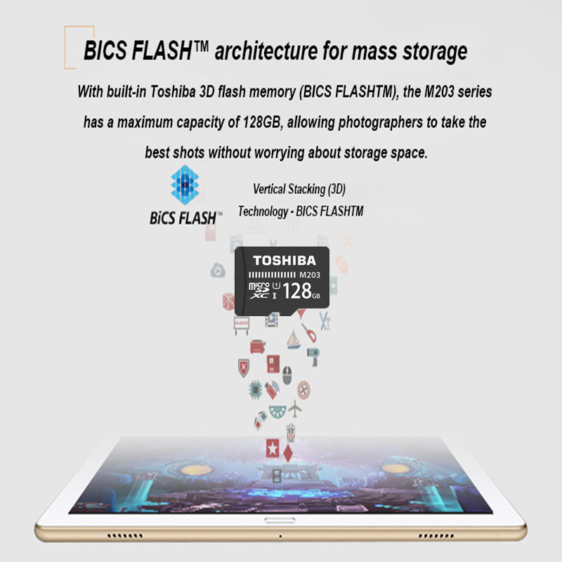 Thẻ Nhớ Microsd TOSHIBA 128GB M203 256GB / 512GB