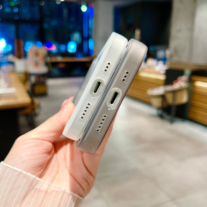 Ốp Điện Thoại Silicon TPU Mềm Trong Suốt Siêu Mỏng Mạ Điện Chống Sốc Chống Rơi Cho iPhone14 13 12 11 Pro Max 14 Plus