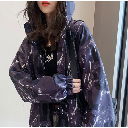 Áo Khoác Bóng Chày Mỏng Có Mũ Trùm Thoáng Khí Thời Trang Xuân Hè