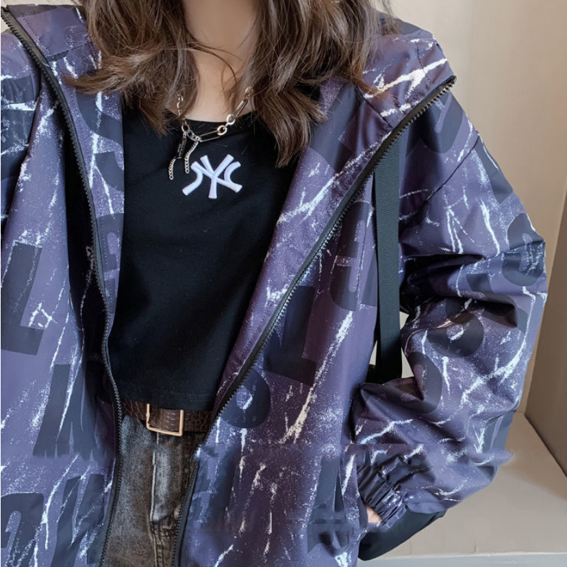 Áo Khoác Bóng Chày Mỏng Có Mũ Trùm Thoáng Khí Thời Trang Xuân Hè