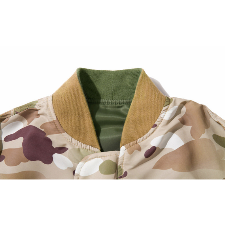 Áo Khoác Bóng Chày bapee Họa Tiết Rằn Ri Thời Trang Thu Đông 2021 Cho Nam