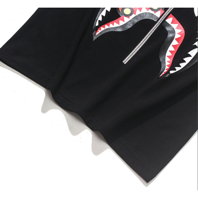 Mới Áo Thun bapee a bathing ape Ngắn Tay Họa Tiết Rằn Ri Thời Trang Mùa Hè Cho Nam Và Nữ
