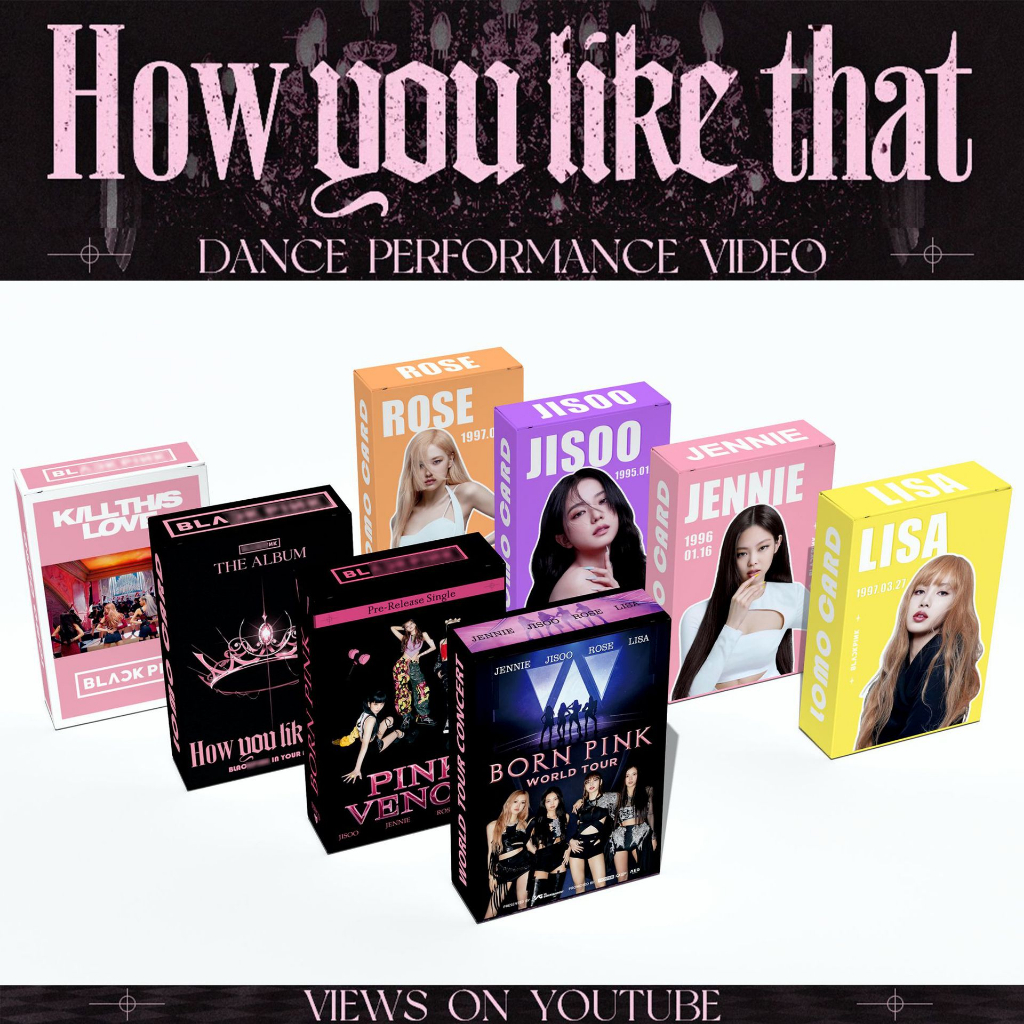 Lomo card blackpink card off blackpink album