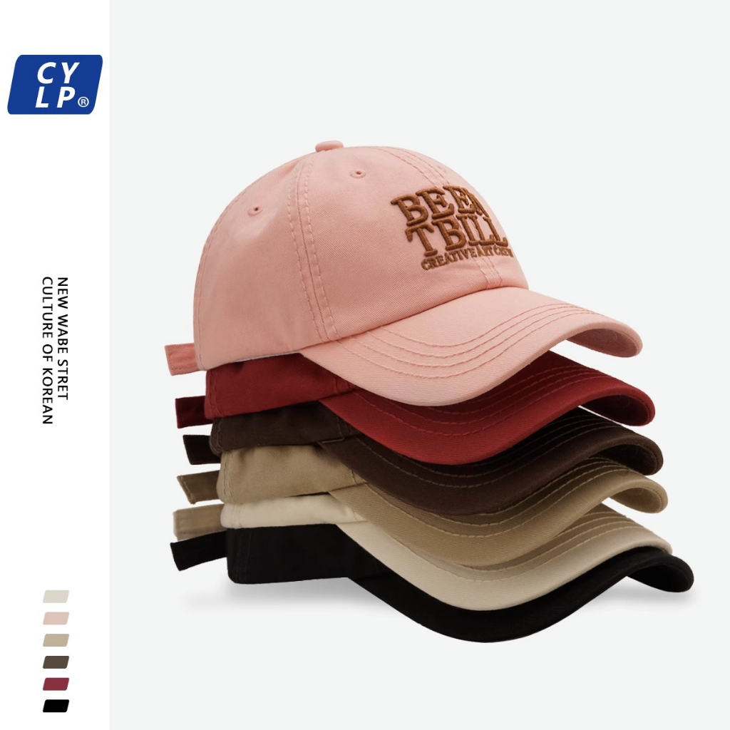 Mũ Lưỡi Trai Thêu Chữ Ba Chiều Thời Trang Mùa Hè Hàn Quốc Dành Cho Nam Nữ